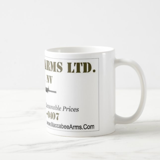 MACCABEE ARMS COFFEE MUG (Right)