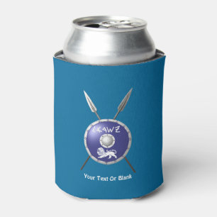 Maccabee Shield And Spears Can Cooler