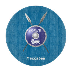 Maccabee Shield And Spears Cutting Board