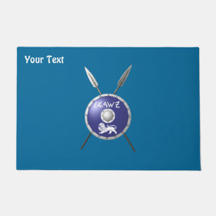 Maccabee Shield And Spears Doormat