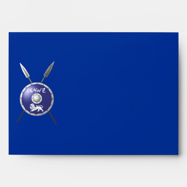 Maccabee Shield And Spears Envelopes (Front)