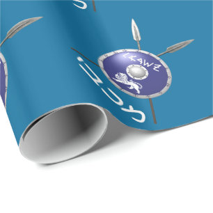 Maccabee Shield And Spears Wrapping Paper