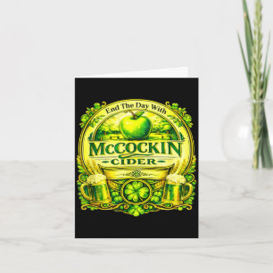 Maccockin cider funny st patrick's day card