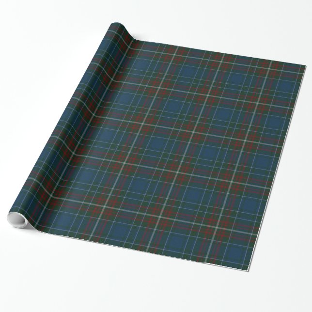 MacConnell Tartan Plaid Wrapping Paper (Unrolled)