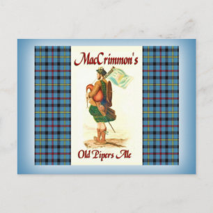 MacCrimmon's Old Piper's Ale Postcard