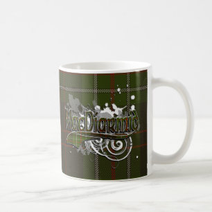 MacDiarmid Tartan Grunge Coffee Mug