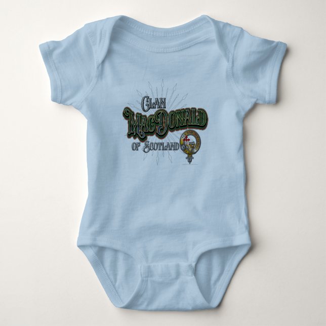 MacDonald Chief Clan Baby Bodysuit (Front)
