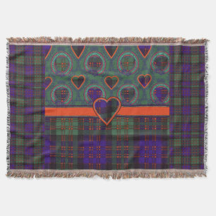 Macdonald Clan Plaid Scottish tartan Throw Blanket
