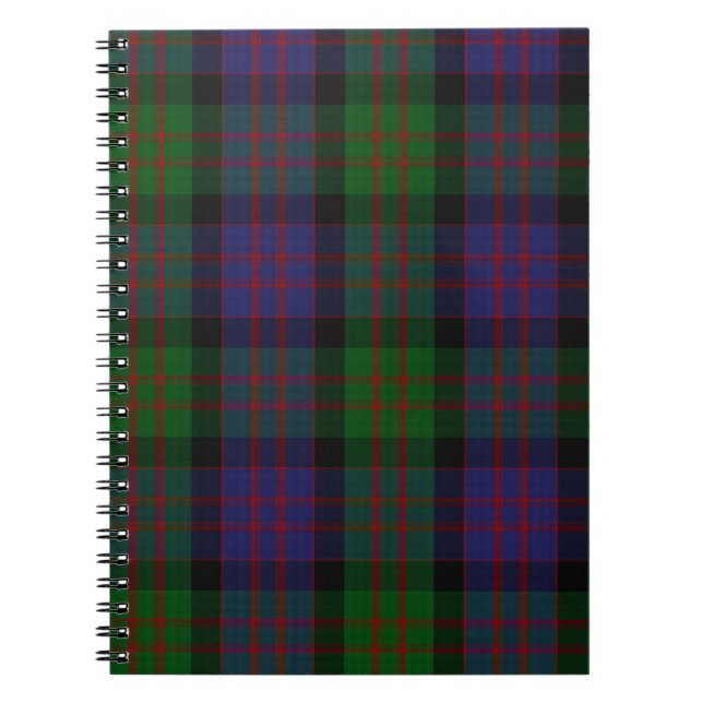 MacDonald Clan Tartan Notebook (Front)