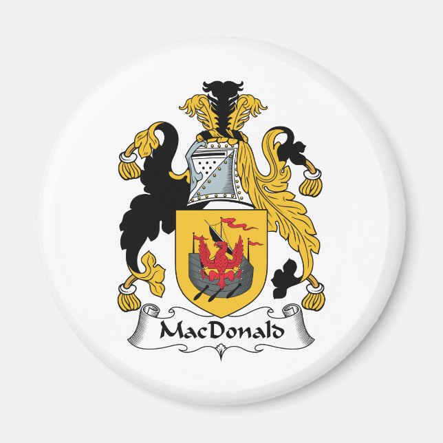MacDonald Family Crest Magnet (Front)