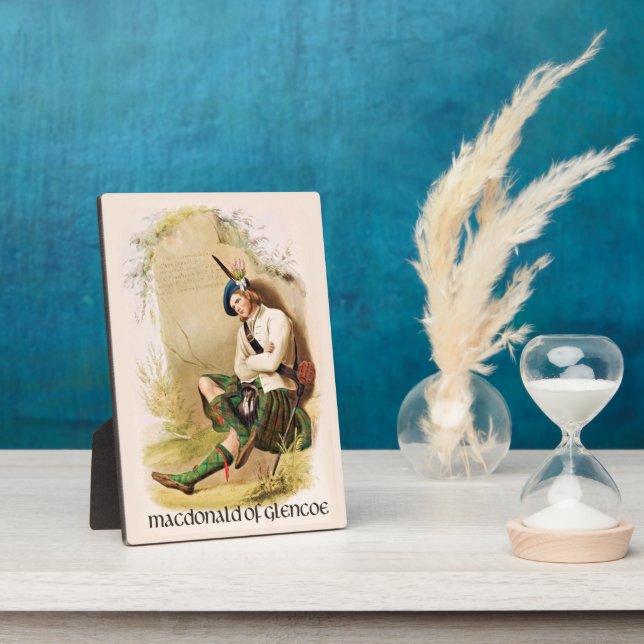 MacDonald of Glencoe Clans of Scotland McIan Plaque (Side)