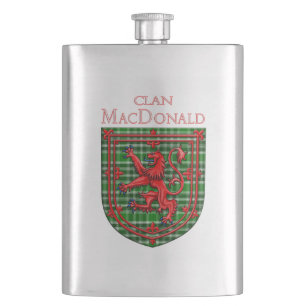 MacDonald of the Isles Ancient Tartan Hip Flask