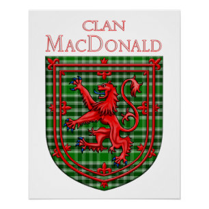 MacDonald of the Isles Ancient Tartan Poster