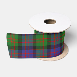 MacDonald Scottish Clan Tartan Plaid Pattern Satin Ribbon