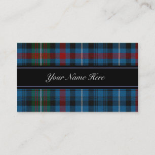MacDonald Scottish Tartan Plaid Business Card