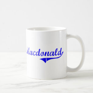 Macdonald Surname Classic Style Coffee Mug