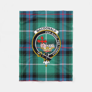 MacDonald Tartan, Badge & Crest Blanket