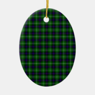 MacDonald Tartan Ceramic Ornament