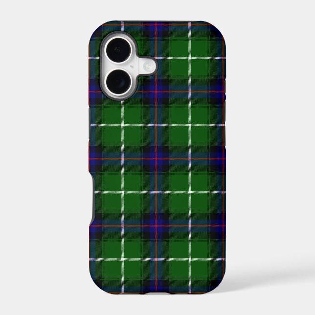 MacDonald tartan green blue plaid (Back)