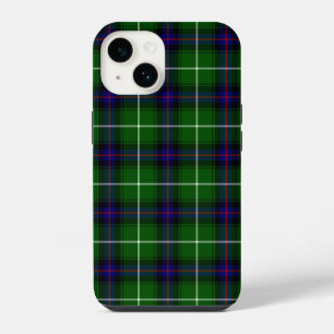MacDonald tartan green blue plaid iPhone 14 Case
