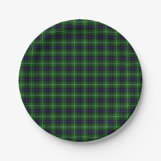 MacDonald Tartan Paper Plate