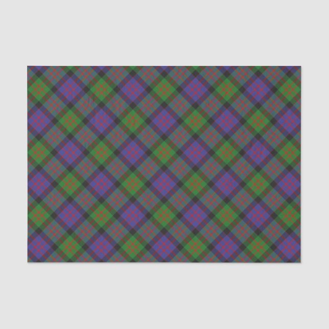 MacDonald Tartan Plaid Pattern Tissue Paper (Front)