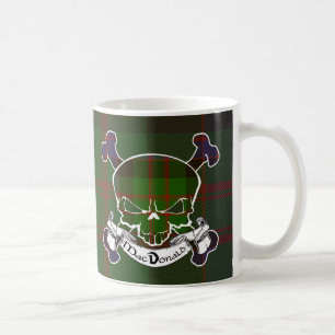 MacDonald Tartan Skull Coffee Mug