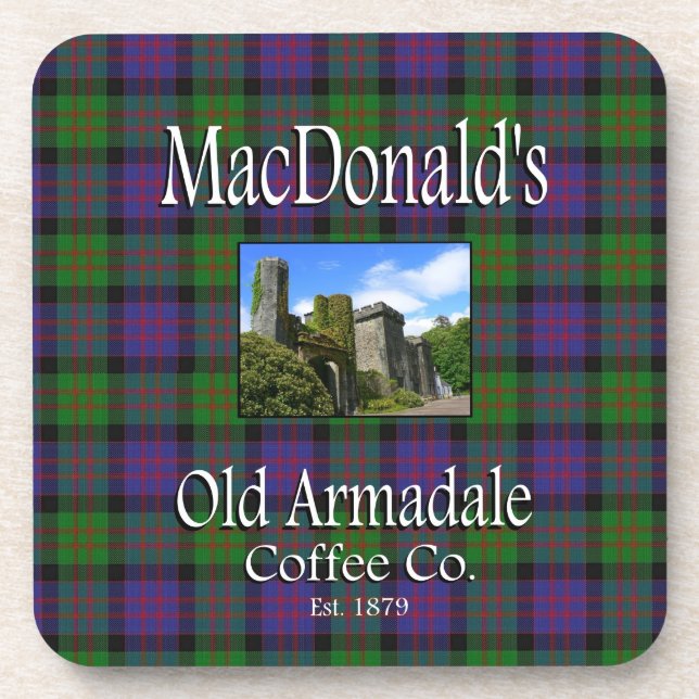 MacDonald's Old Armadale Coffee Co. Coaster Set (Front)