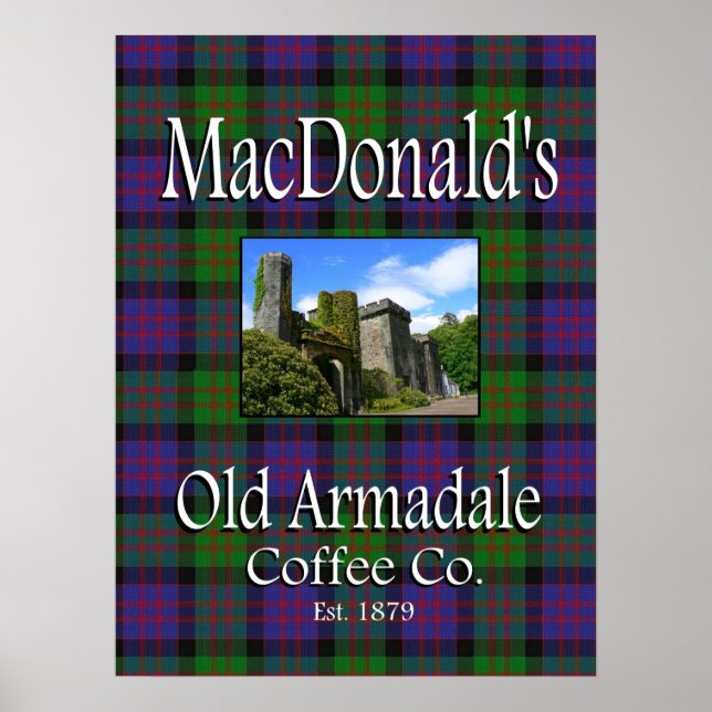 MacDonald's Old Armadale Coffee Co. Poster (Front)