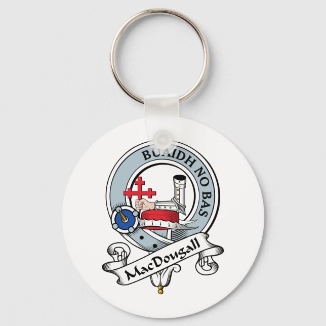 MacDougall Clan Badge Key Ring (Front)