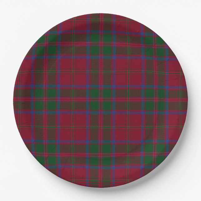 MacDougall Clan Original Tartan Paper Plate (Front)