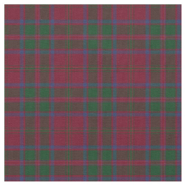 MacDougall Clan Origineux Tartan Plaid Pattern Fabric (Close Up)