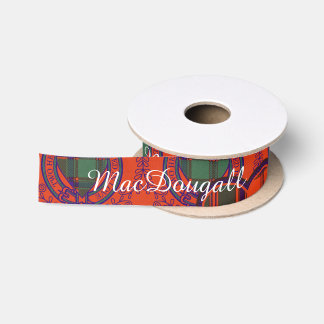 MacDougall clan Plaid Scottish kilt tartan Satin Ribbon