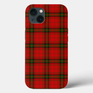 MacDougall tartan red green plaid iPhone 13 Case