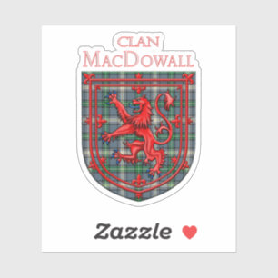 MacDowall Tartan Scottish Plaid Lion Rampant