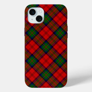 MacDuff tartan red green plaid iPhone 15 Mini Case