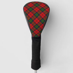 MacDuff tartan red green plaid Golf Head Cover