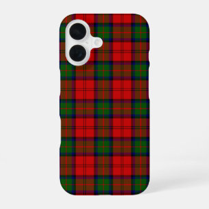 MacDuff tartan red green plaid iPhone 16 Case
