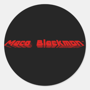 Mace Round Sticker, Glossy Classic Round Sticker