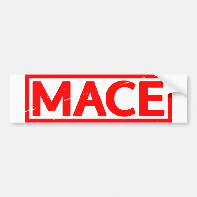 Mace Stamp Bumper Sticker (Front)
