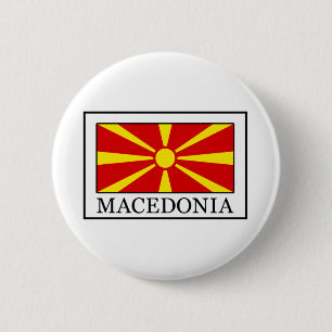 Macedonia 6 Cm Round Badge
