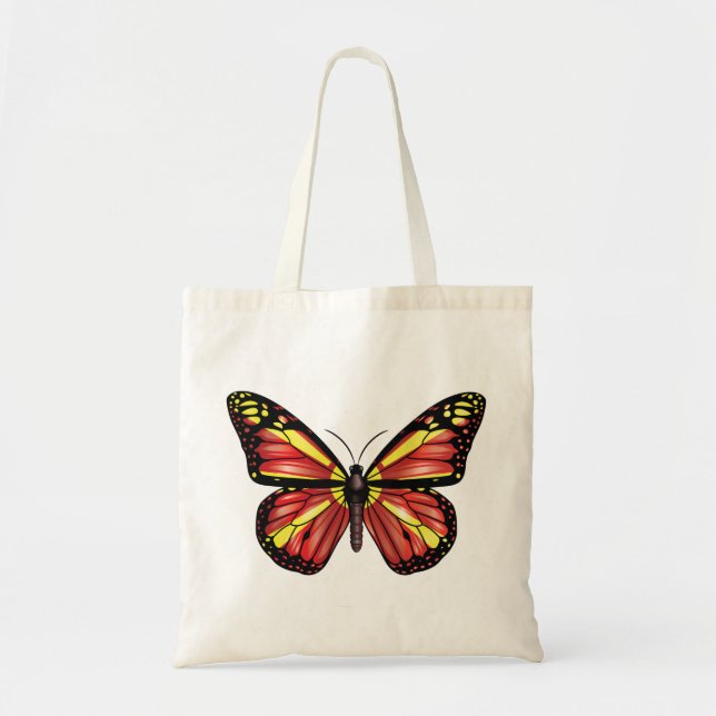 Macedonia butterfly monarch flag tote bag (Front)