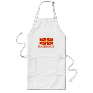Macedonia Flag 2 Long Apron