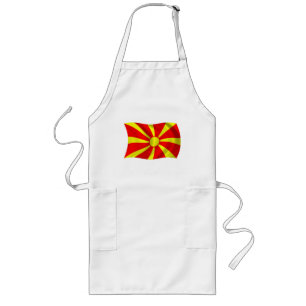 Macedonia Flag Apron
