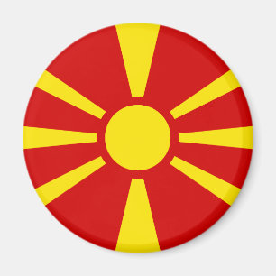 Macedonia Flag Magnet