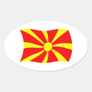 Macedonia Flag Sticker