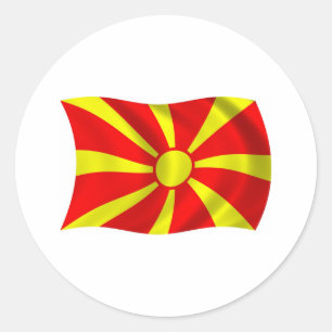 Macedonia Flag Sticker