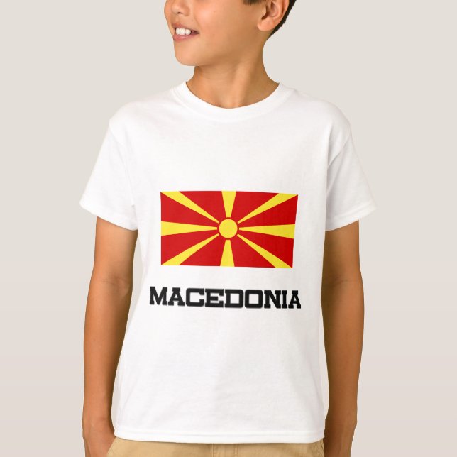 Macedonia Flag T-Shirt (Front)