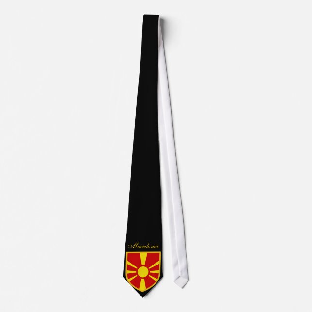 Macedonia Flag Tie (Front)