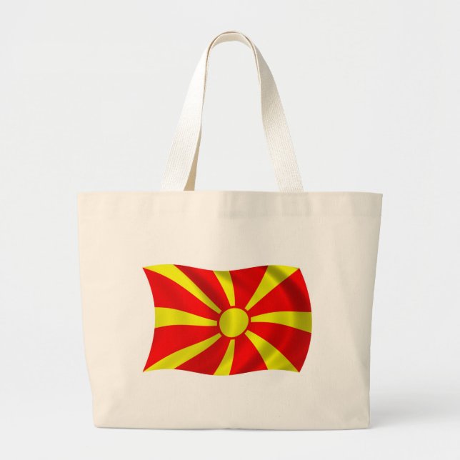 Macedonia Flag Tote Bag (Front)